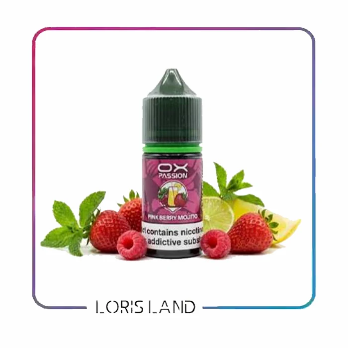 سالت آکسوا توت فرنگی و تمشک و موهیتو